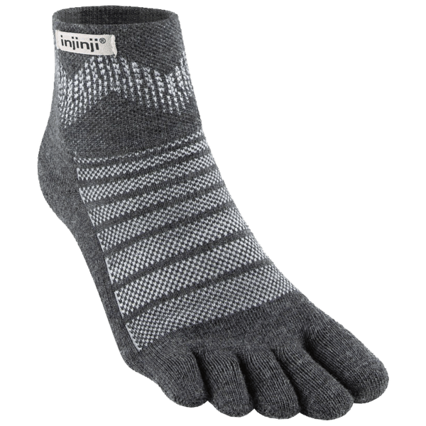 Șosete Injinji Outdoor Midweight Mini-Crew Wool SLATE