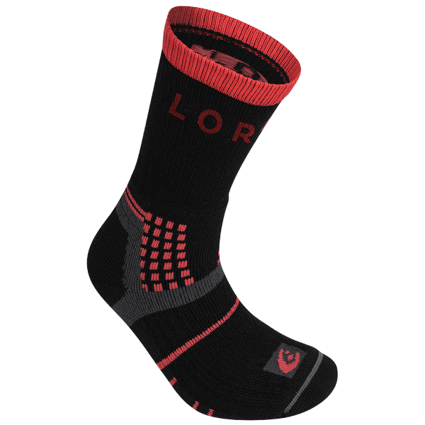 Șosete Lorpen T3 MIDWEIGHT HIKER Women 5893 BLACK/RED