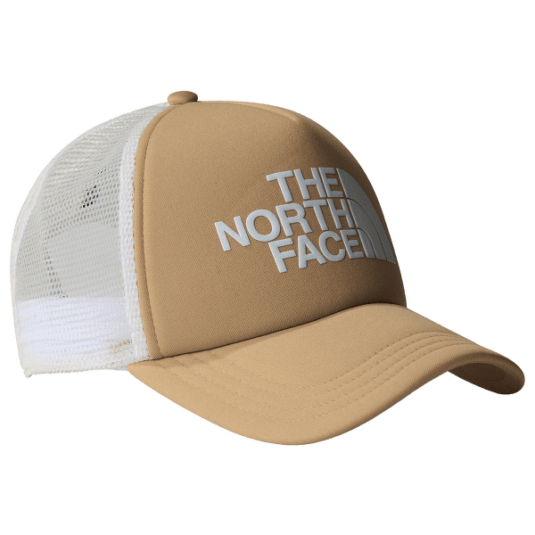 Capac The North Face TNF Logo Trucker KHAKI STONE-TNF WHITE