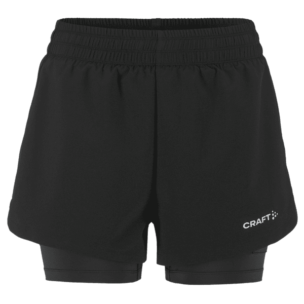 Pantaloni scurți Craft ADV Essence 2 in 1 Shorts 2 Women 999000 Black