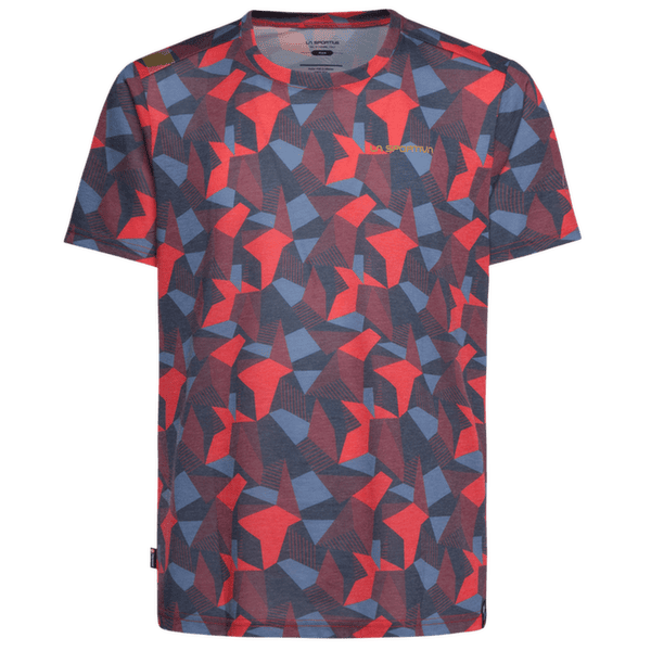 Tricou cu mânecă scurtă La Sportiva DIMENSION T-SHIRT Men Mountain Red/Onyx