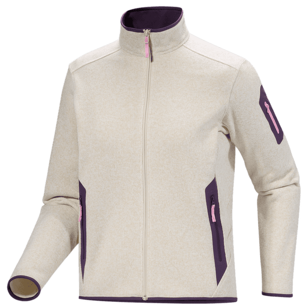 Jachetă Arcteryx Covert Cardigan Women Cosmic Bloom Heather