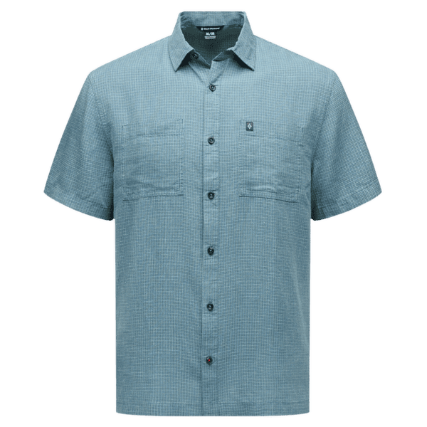 Cămașă cu mânecă scurtă Black Diamond Scenic Route SS Shirt Men Midnight Blue-Glacier