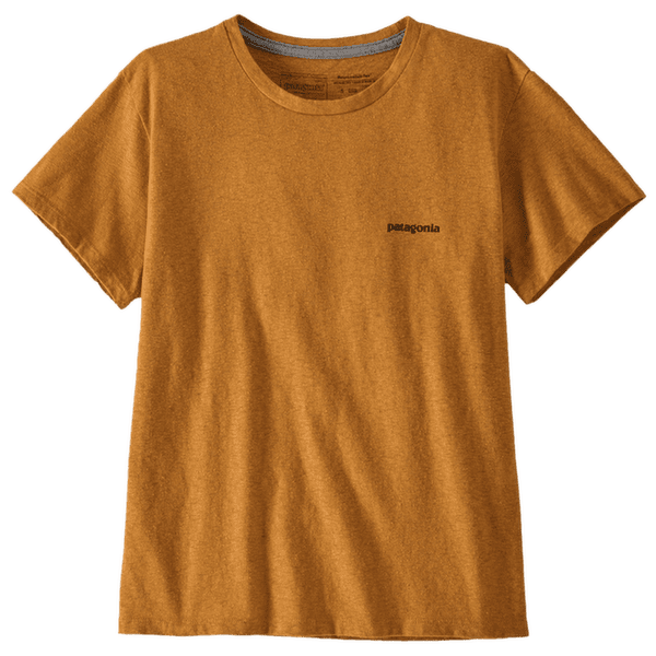 Tricou cu mânecă scurtă Patagonia P-6 Logo Responsibili-Tee Women Dried Mango
