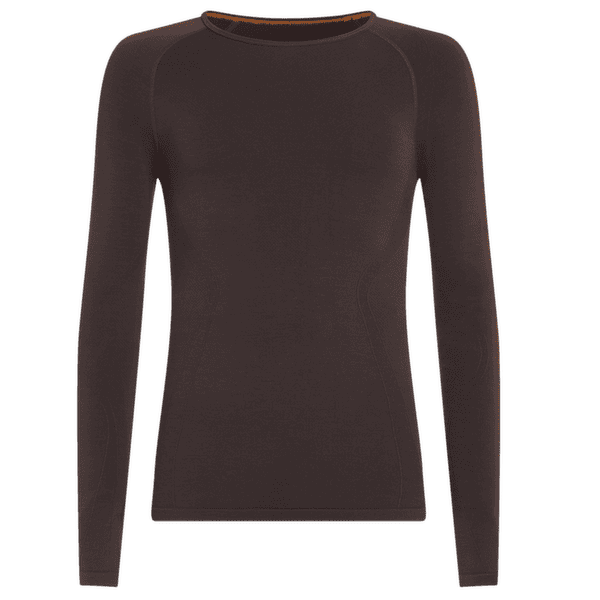 Tricou cu mânecă lungă Icebreaker Merino 260 ZoneKnit™ Seamless LS Crewe Women BITTERSWEET