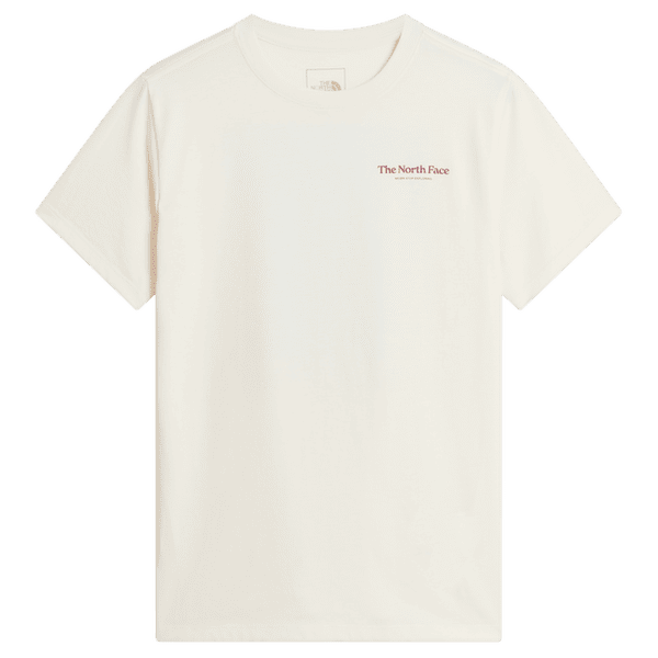Tricou cu mânecă scurtă The North Face MONTE REGULAR SHORT SLEEVE TEE-GRAPHIC WOMEN WHITE DUNE