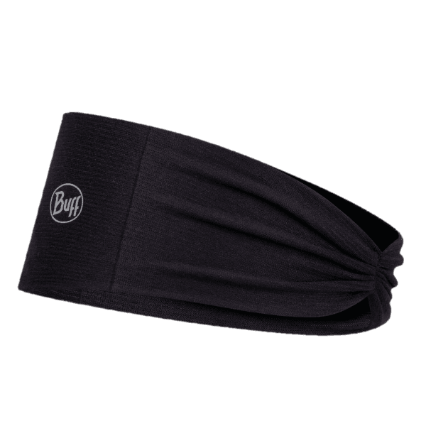 Bandă pentru cap Buff CoolNet UV+® Tapered Headband SOLID BLACK