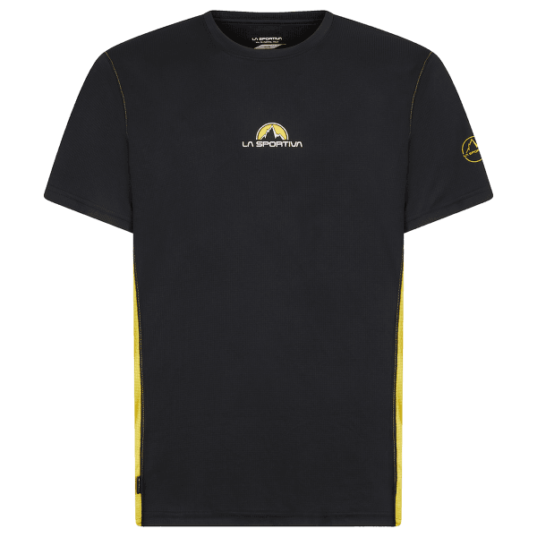 Tricou cu mânecă scurtă La Sportiva PROMO TEE Men Black/Yellow