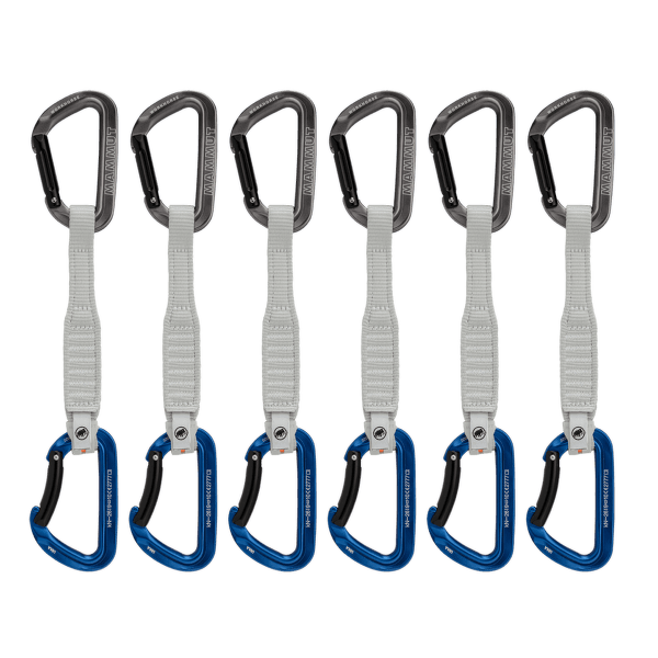 Set expres Mammut Workhorse Keylock 17 cm 6-Pack Quickdraws Grey-Blue 33275
