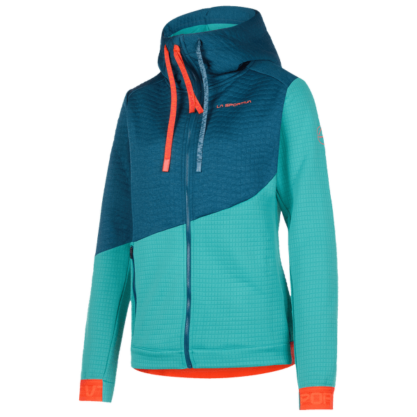 Hanorac La Sportiva METHOD HOODY Women Lagoon/Storm Blue