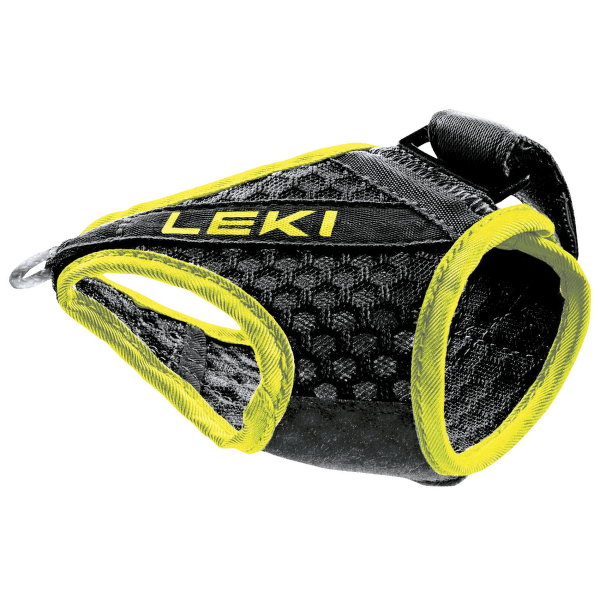 Cătușe Leki Shark Frame Strap Mesh S/L  black-neonyellow