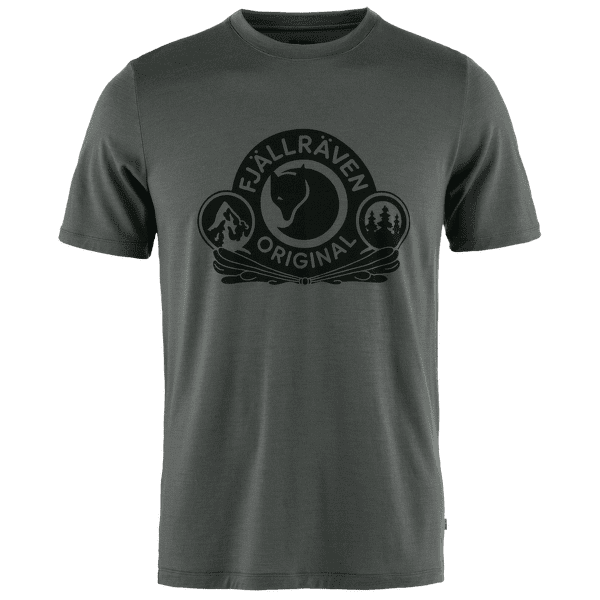 Tricou cu mânecă scurtă Fjällräven Abisko Wool Classic SS Men Basalt
