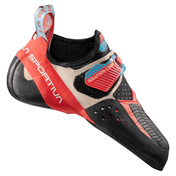 Cățărători La Sportiva Solution Comp Women Hibiscus/Malibu Blue