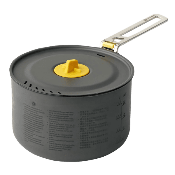 Oală Sea to Summit Frontier UL Pot - 1.3L Aluminium Hard Anodised Grey