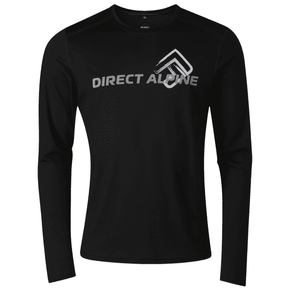 Tricou cu mânecă lungă Direct Alpine Furry Long 3.0 black (DA large sign)