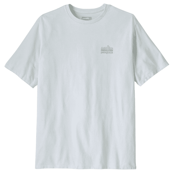 Tricou cu mânecă scurtă Patagonia Strataspire Responsibili-Tee Men White