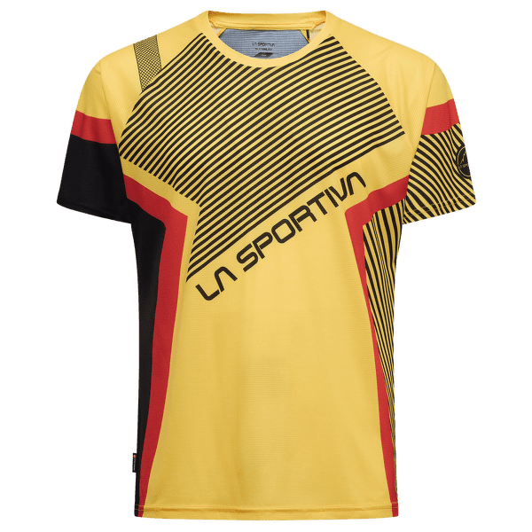 Tricou cu mânecă scurtă La Sportiva FLOW T-SHIRT Men Black/Yellow