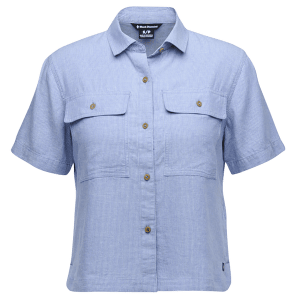Cămașă cu mânecă scurtă Black Diamond Scenic Route SS Shirt Women Clean Blue-Fog Blue
