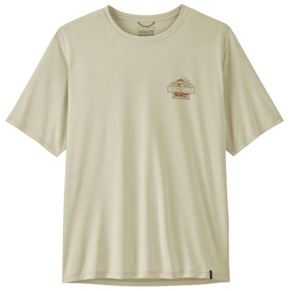 Tricou cu mânecă scurtă Patagonia Cap Cool Daily Shirt - Great Waves Men Dyno White