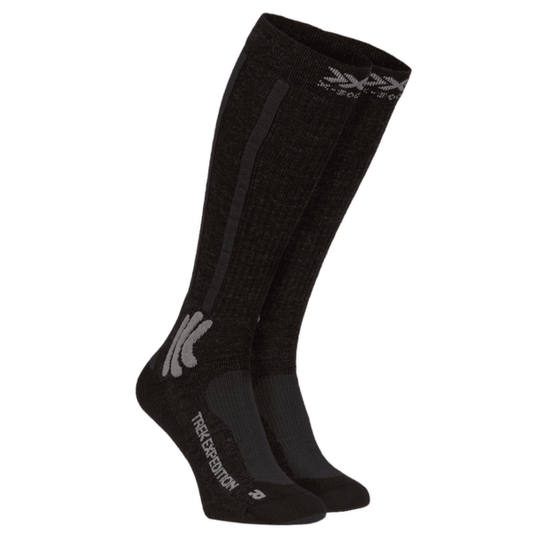 Șosete X-Bionic X-SOCKS® TREK EXPEDITION Opal Black/Dolomite Grey Melange