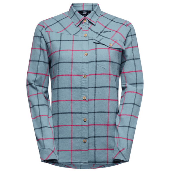 Cămașă cu mânecă lungă La Sportiva RAMBLER LIGHT FLANNEL SHIRT Women Limestone/Night Sky