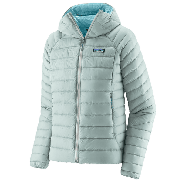 Jachetă Patagonia Down Sweater Hoody Women Virtually Blue