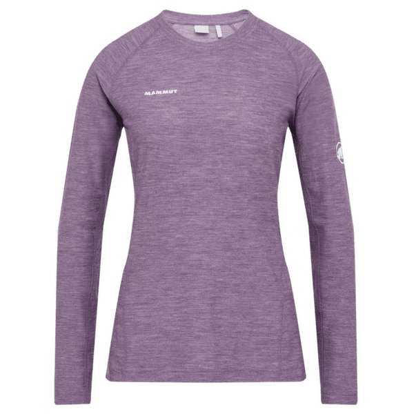 Tricou cu mânecă lungă Mammut Tree Wool Thermal FL Longsleeve Women paloja melange