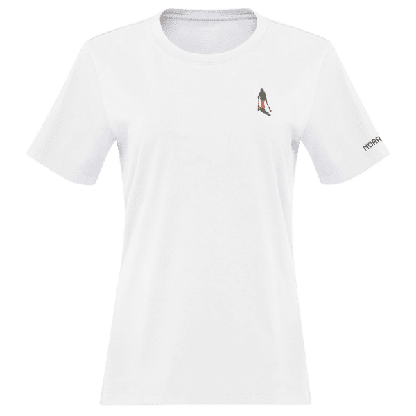 Tricou cu mânecă scurtă Norrona /29 cotton activity embroidery T-shirt Women Pure White