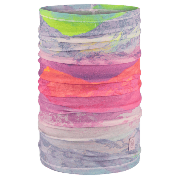 Eșarfă Buff MERINO LIGHTWEIGHT DIGITAL PRINTS ARCI LILAC ICE