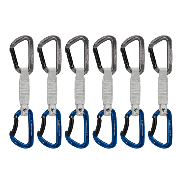 Set expres Mammut Workhorse Keylock 12 cm 6-Pack Quickdraws Grey-Blue 33275