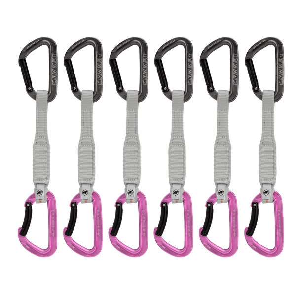 Set expres Mammut Workhorse Keylock 17 cm 6-Pack Quickdraws grey-pink