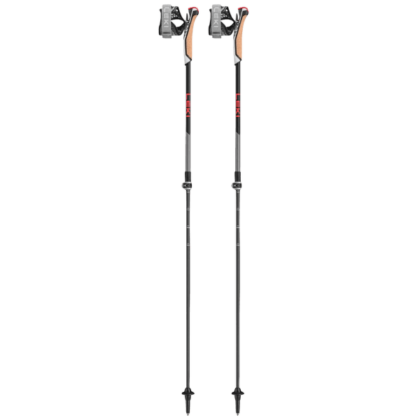 Gaură Leki Instructor Lite dark anthracite-silvergray-bright red
