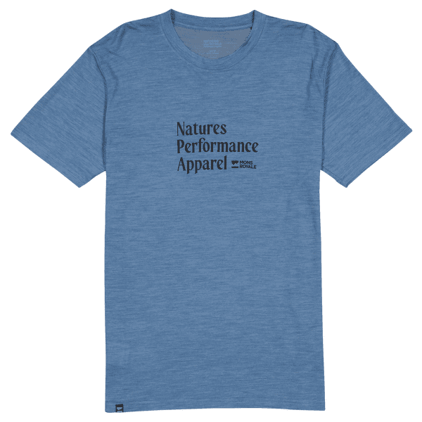 Tricou cu mânecă scurtă Mons Royale Zephyr Merino Cool T-Shirt Men Steel Blue