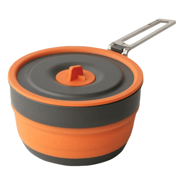 Oală Sea to Summit Frontier UL Collapsible Pot - 1L Puffins Bill Orange