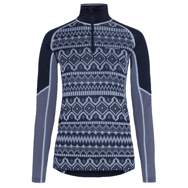 Tricou cu mânecă lungă Kari Traa Malia HZ ROYAL/DARK NAVY BLUE