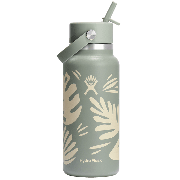 Termos Hydro Flask 32 OZ WIDE FLEX STRAW CAP 377P Botanical Bliss Agave