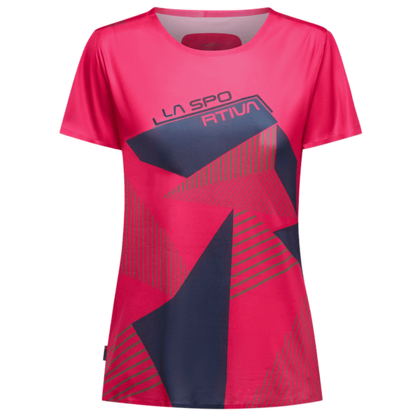 Tricou cu mânecă scurtă La Sportiva COMP T-SHIRT Women Azalea/Night Sky