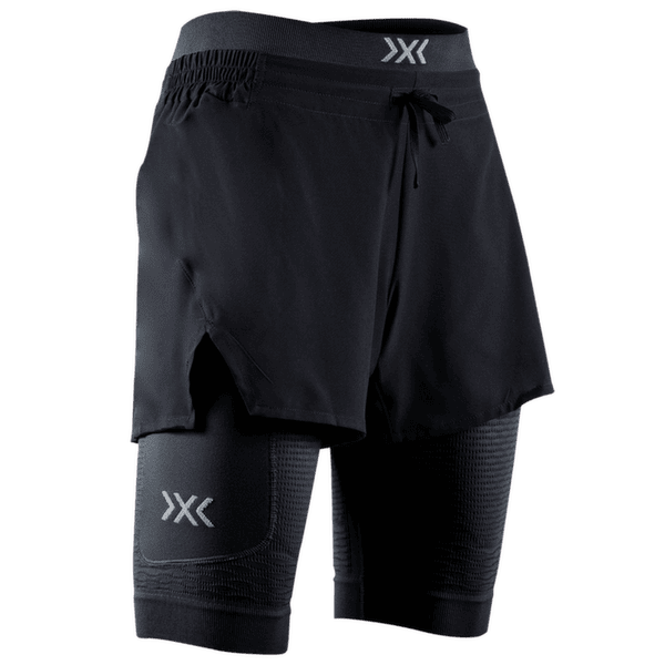 Pantaloni scurți X-Bionic X-BIONIC® EFFEKTOR 2IN1 SHORTS WOMEN X BLACK/X BLACK
