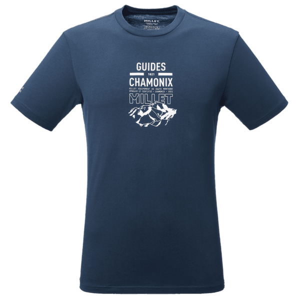 Tricou cu mânecă scurtă Millet CDG Chamonix Logo TS SS Men SAPHIR NEW