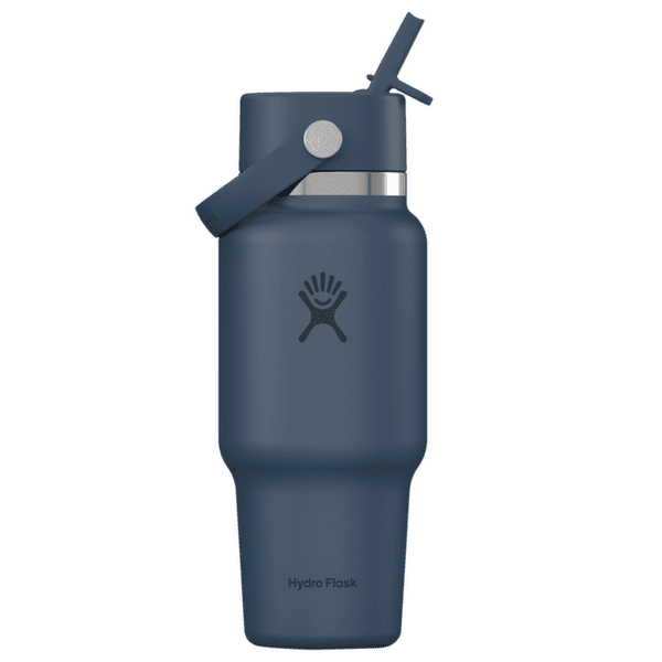 Termos Hydro Flask 24 OZ WIDE FLEX STRAW TRAVEL BOTTLE Harbor Blue
