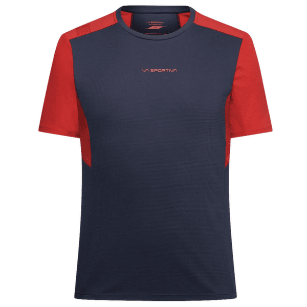 Tricou cu mânecă scurtă La Sportiva RIDGE T-SHIRT Men Night Sky/Mountain Red