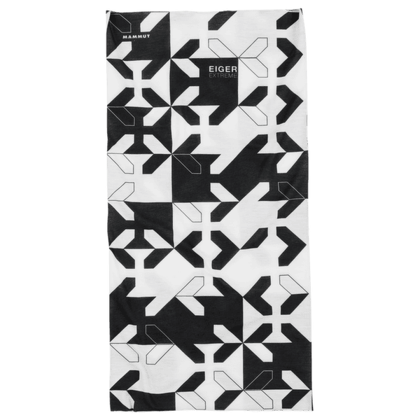 Bandă pentru gât Mammut Mammut Neck Gaiter Eiger black-white 0047