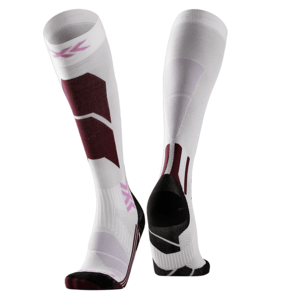 Șosete pentru genunchi X-Bionic X-SOCKS® SKI PERFORM OTC Women X White/Lavender