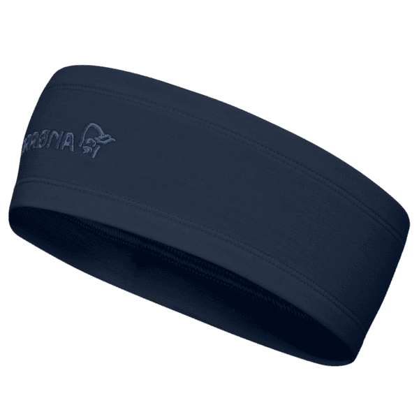 Bandă pentru cap Norrona /29 warmwool2 Headband Indigo Night