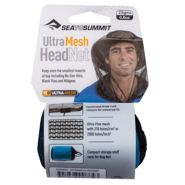 Plasă de țânțari Sea to Summit Ultra-Fine Mesh Headnet Black