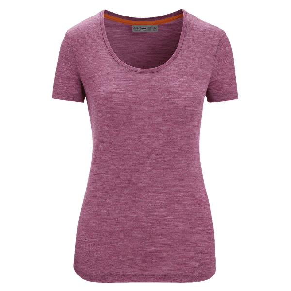Tricou cu mânecă scurtă Icebreaker Sphere II SS Scoop Tee GO BERRY HTHR