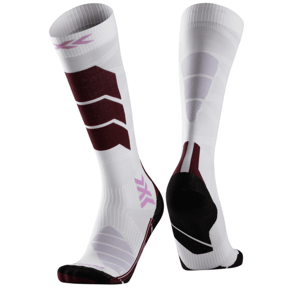 Șosete pentru genunchi X-Bionic X-SOCKS® SKI EXPERT OTC WOMEN X White/Lavender