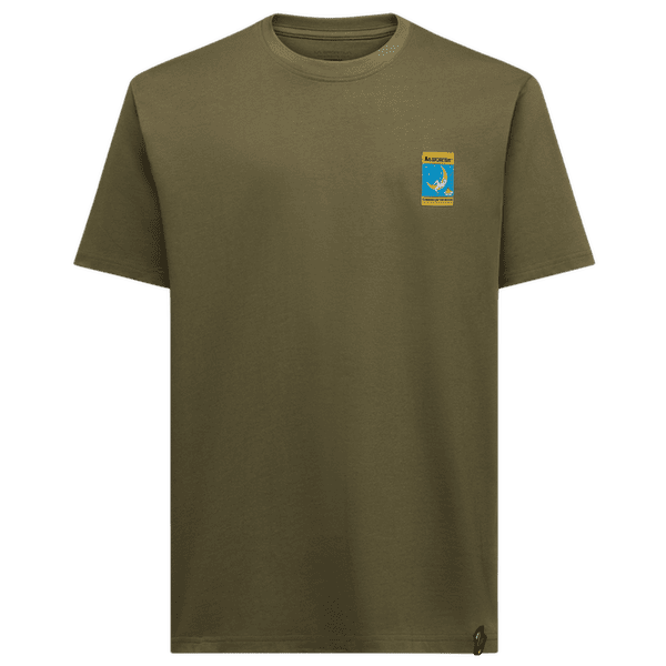 Tricou cu mânecă scurtă La Sportiva MOON PATCH T-SHIRT Men Cypress
