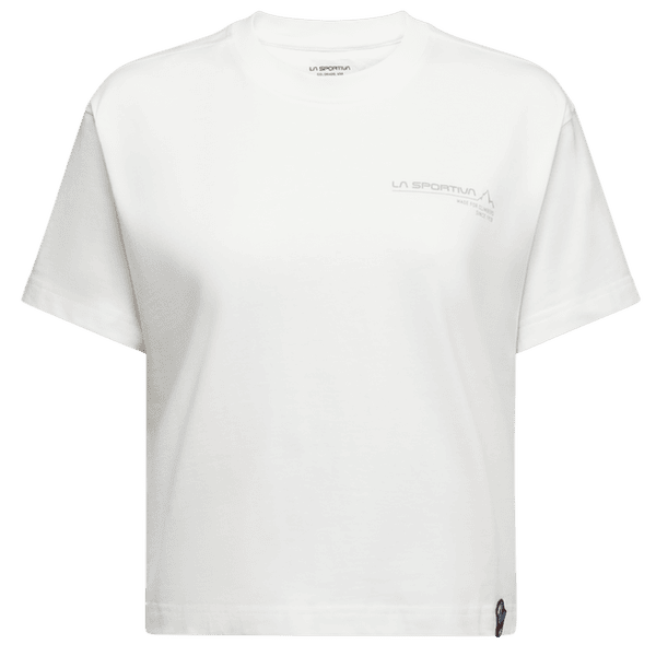 Tricou cu mânecă scurtă La Sportiva SINCE 1928 CROP T-SHIRT Women Chalk/Limestone