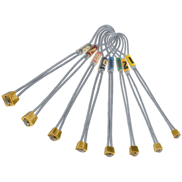 Pene Rock Empire Climbing Stopper Brass Set 1-8